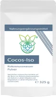 VITARAGNA Cocos-Iso Elektrolyte - Kokoswasser Pulver zum isotonischen Getränk mischen, Kokosnusswasser-Extrakt mit Magnesium u. Kalium ohne Zusatzstoffe, 325g