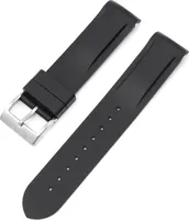 INF Řemínek k hodinkám Omega x Swatch MoonSwatch Mission - 20 mm Černá