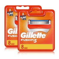 Gillette Fusion 5 Rasierklingen 8 Klingen - Nassrasur Rasieren Rasur (2er Pack)