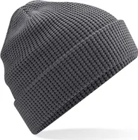 Beechfield Organic Baumwolle Waffle Beanie