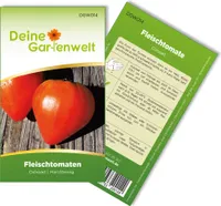 Fleischtomaten Oxheart (Ochsenherz) Samen - Solanum lycopersicum - Tomatensamen - Gemüsesamen - Saatgut für 15 Pflanzen