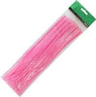 15 Pfeifenreiniger 15mm x 30cm Pfeifenputzer Biegeplüsch Chenilledraht Bastelchenille, Farbe:orange