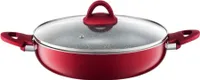 INDUKTIONSPFANNE Ø 28cm antihaft ALUMINIUM Bratpfanne mit DECKEL Pfanne AMBITION