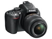 Nikon D5100 & 18-55 / 3.5-5.6 AF-S G DX VR 16,2 Megapixel DSLR-Kamera-Kit mit Objektiv, Full HD Video, 23,6 x 15,6 mm CMOS-Sensor, 7,62 cm (3 Zoll) klappbares Display, YES