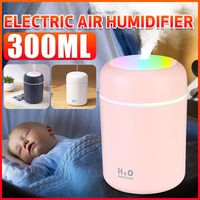 Aroma Diffuser, 300ML Leiser Ultraschall Luftbefeuchter DuftöL Diffuser, Wasserlose Abschaltautomatik, Aromatherapie Düfte Humidifier, Pink