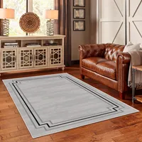 Conceptum Hypnose, Woobtny073, Teppich, Grau, 120 x 180 cm