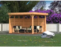 Palmako Holzelement Lucy 12,2 m² Hellbraun tauchimprägniert