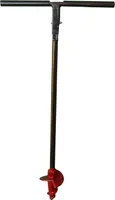 Handerdbohrer Stahlguss 125mm Erdbohrer verlängerbar