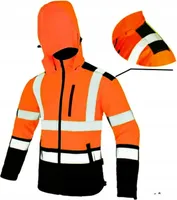 SOFTREF SOFTSHELL kurtka ostrzegawcza ORANGE  -XXL