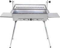 Mangal Edelstahl Grill Garten Standgrill Schaschlikgrill Schaschlik Ideal verstellbar