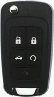 Klapp Schlüssel Gehäuse Funkschlüssel Fernbedienung Autoschlüssel 5 Tasten Rohling kompatibel mit Opel