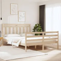 Prolenta Premium - Łóżko z litego drewna bez materaca 120x190 cm drewno sosnowe