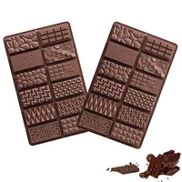 2x Silikon-Schokoladenformen, Bonbon-Formen, Silikon-Backformen, für DIY Schokolade, Bonbons