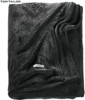 TOM TAILOR Tagesdecke STRUCTURE, Anthrazit