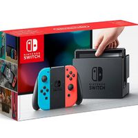 Nintendo Switch Konsole, Farbe: Neon-Rot/Neon-Blau