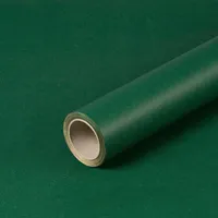 Geschenkpapier Dunkelgrün, einfarbig, Geburtstagspapier, Kraftpapier, 0,70 x 10 m