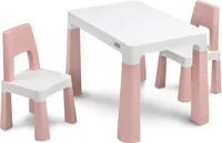 Kindertischset mit 2 Stühlen Toyz MONTI rosa