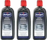 Durgol Swiss Steamer Spezial-Entkalker für hochwertige Steamer und Dampfgarer flüssig, 3er Set, 3 x 500 ml