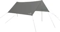 Easy Camp Tarp 4 x 4 m, Sonnensegel, dunkelgrau