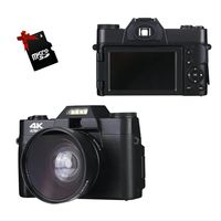 Fine Life Pro R10 4K Digitalkamera 48 Megapixel Bridge-Kamera,e 32G SD-Karte,3'' CMOS-Sensor Digitalkamera,Kamera für Erwachsene,Kamera