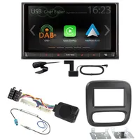 ZENEC Z-N528 Android Auto CarPlay Bluetooth USB Einbauset für Renault Trafic 3
