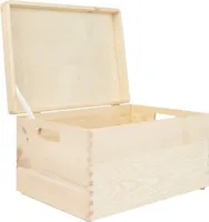 Holzbox M. Deckel, Ca. 40 X 23 X 30 Cm