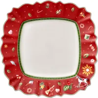 Villeroy & Boch Toy's Delight Speiseteller eckig rot 28 cm