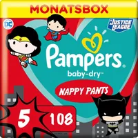 Pampers Pants Baby Dry - Windelhosen - Größe 5 - 12-17 kg - Monatsbox - Limited Edition, 108 Stk