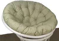Premium Papasan Polster / Kissen / Auflage D 110 cm Col. Boheme Verde