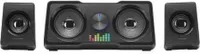 MARSGAMING MS22, kompaktní herní reproduktory 2.2, RGB Flow, subwoofer + 4 aktivní reproduktory, DSP Sound 35W, černá barva