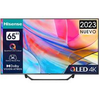 Hisense 65A7KQ, 165,1 cm (65"), 3840 x 2160 Pixel, QLED, Smart-TV, WLAN, Schwarz