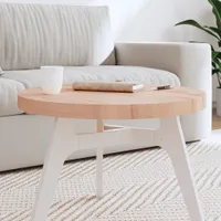 Tischplatte Ø60x4 cm Rund Massivholz Buche