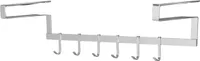 Wenko Küchenreling mit 6 Haken, Wandmontage, 40 cm – 420028_A