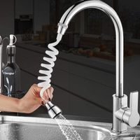 Booster Dusche Küche Wasserfilter Hahnkopf 360 ° drehbare Wasserhahndüse M3Y7 
