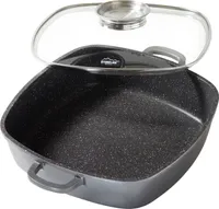 STONELINE® Servierpfanne Eckig 28 cm | mit Deckel