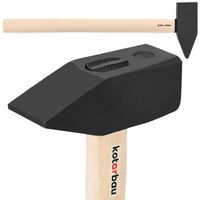 KOTARBAU® Hammer 6 kg  mit Holzschaft Stahlhammer 700 mm Schlosserhammer Vorschlaghämmer Ingenieurhammer Werkzeug
