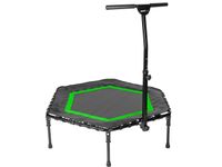 Trampolína SP-T-111F-G, fitness trampolína, zelená, Ø 126 cm, do 130 kg