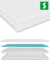 Gelschaummatratze Mikrofaserbezug 160 x 200 | Höchster Schlafkomfort