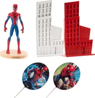 Spiderman und die Stadt Kuchen Figur
