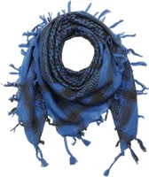 Palituch - blau-ultramarin - schwarz - Kufiya PLO Tuch