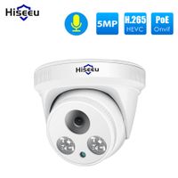 Hiseeu HC615-P-3.6 5MP 1920P POE IP-Kamera H.265 Audio Dome-Kamera ONVIF-Bewegungserkennung für PoE NVR App View