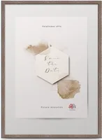 aFFa frames, Hekla, Bilderrahmen aus MDF, Fotorahmen, Wechselrahmen, Rechteckig, mit Acrylglasfront, Naturbelassen, 30x40 cm