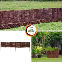 Floranica 1 kus prútený lem záhonu 10 cm x 100 cm prútený lem trávnika prútený lem záhonu trávnikový lem plot záhonu prútený plot
