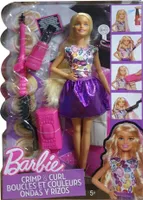 Mattel Barbie DWK49 Waves and Curls Fun Play Set pro kadeřnictví a styling