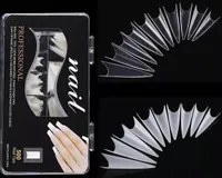 GRAFFDESIGN 500er Box Stiletto long Tips - Weiß - 480-Stiletto-500