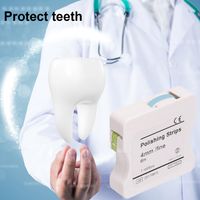 1Rolle / Box Dental Polierstreifen Rollenpolierstreifen 4mm Zähne Schleif & Finishing Strips