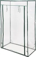 FLO Gewächshaus 100x50x150 cm Transparent und Grün