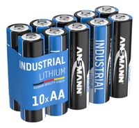 ANSMANN Mignon AA LR6 Industrie Lithium Batterie 3000mAh 1.5V 10er Pack