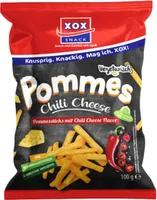 XOX Chilli Cheese Corn Snack s pikantní směsí koření 100g