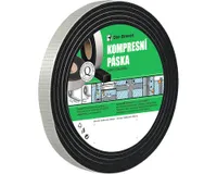 Kompresná páska Den Braven 30 mm x 20 mm, 6 m čierna